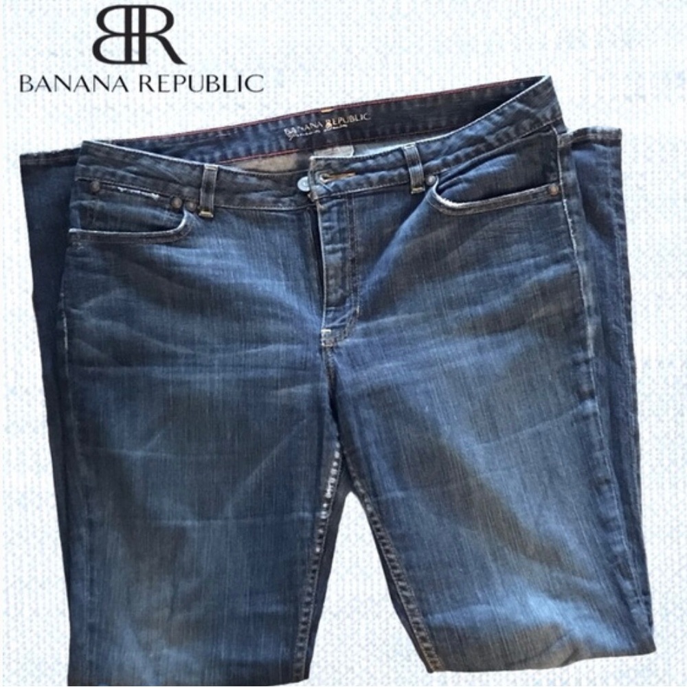 BR Republic Low-Rise Straight Jeans 32/14